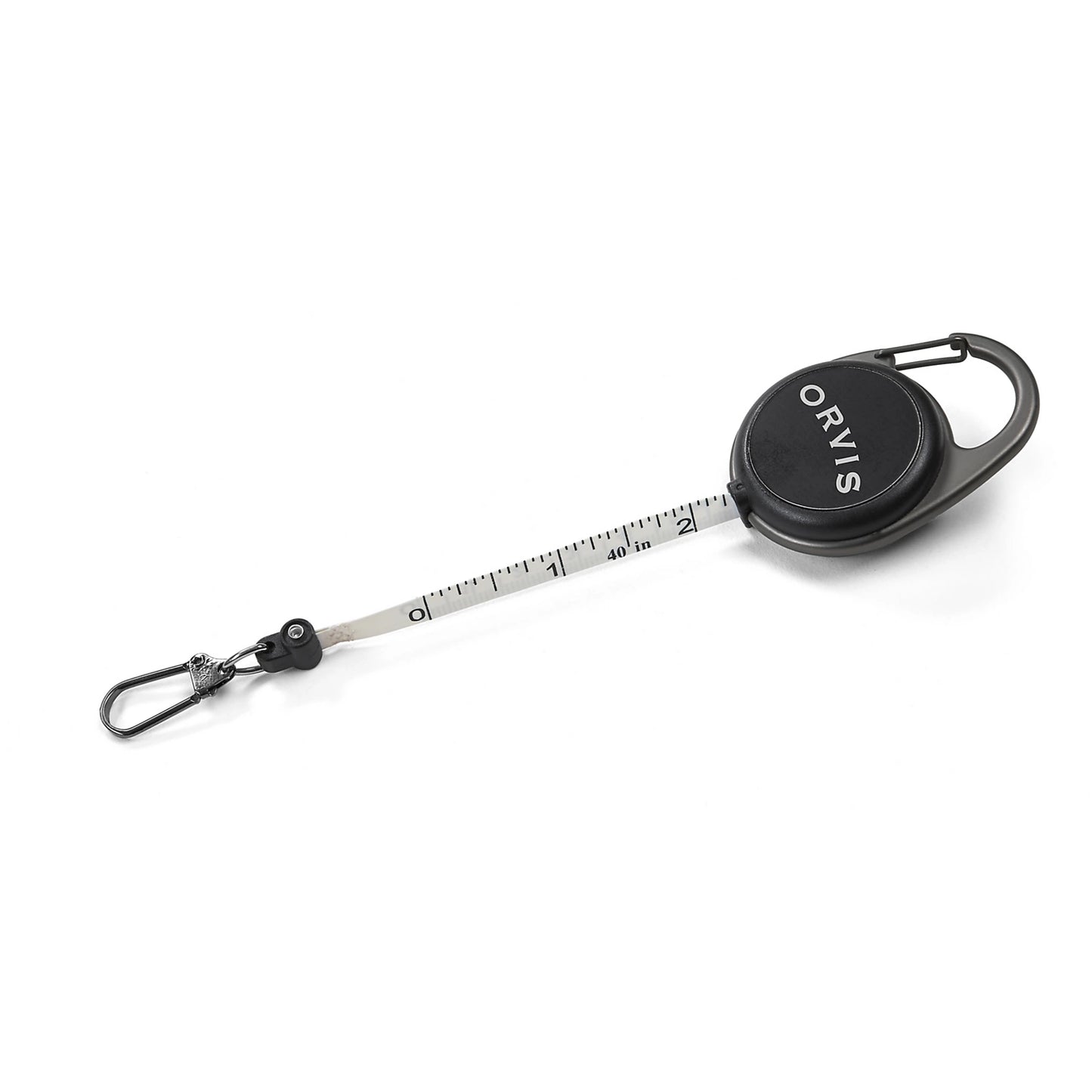 Orvis Featured - Black Nickel Carabiner Tape Measure Zinger Combo