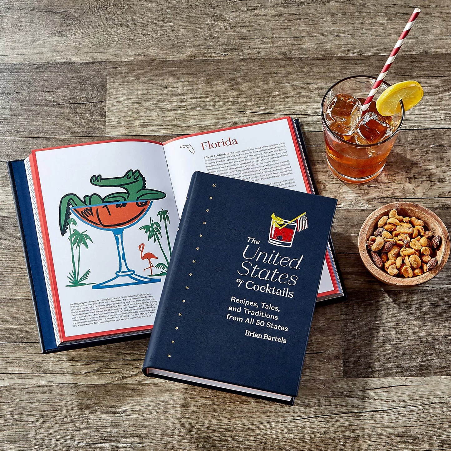 Orvis Budget Friendly - Leather-Bound United States Of Cocktails Book