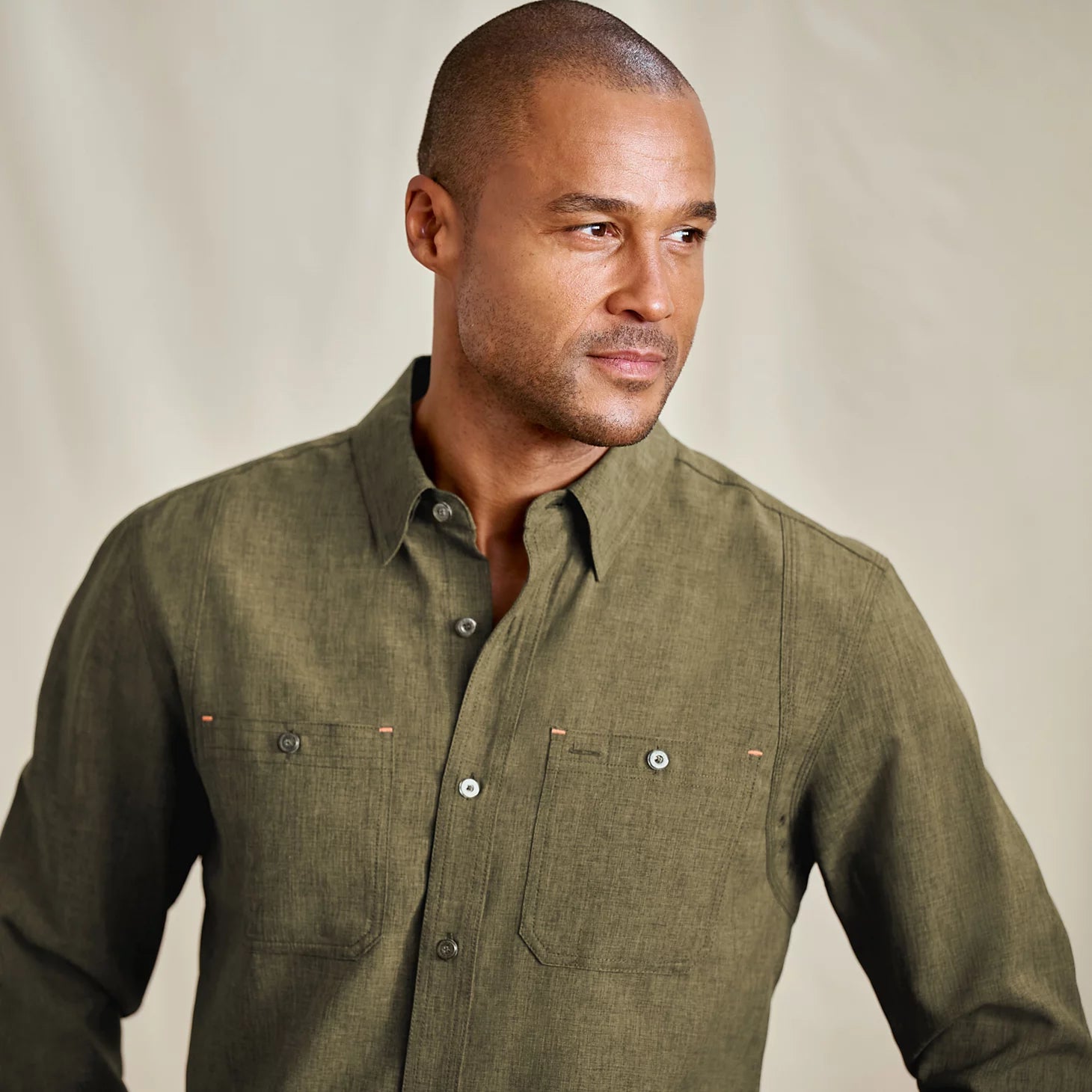 Orvis Budget Friendly - Men's Tech Chambray Long-Sleeve Work Shirt