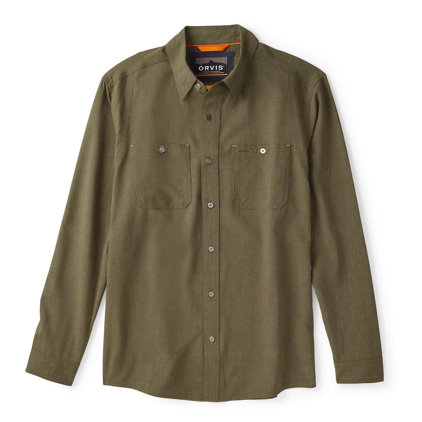 Orvis Budget Friendly - Men's Tech Chambray Long-Sleeve Work Shirt