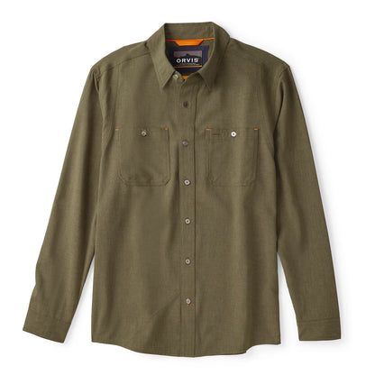 Orvis Budget Friendly - Men's Tech Chambray Long-Sleeve Work Shirt