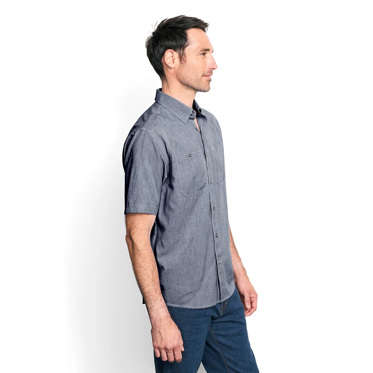 Orvis Best Seller - Men's Tech Chambray Short-Sleeve Work Shirt