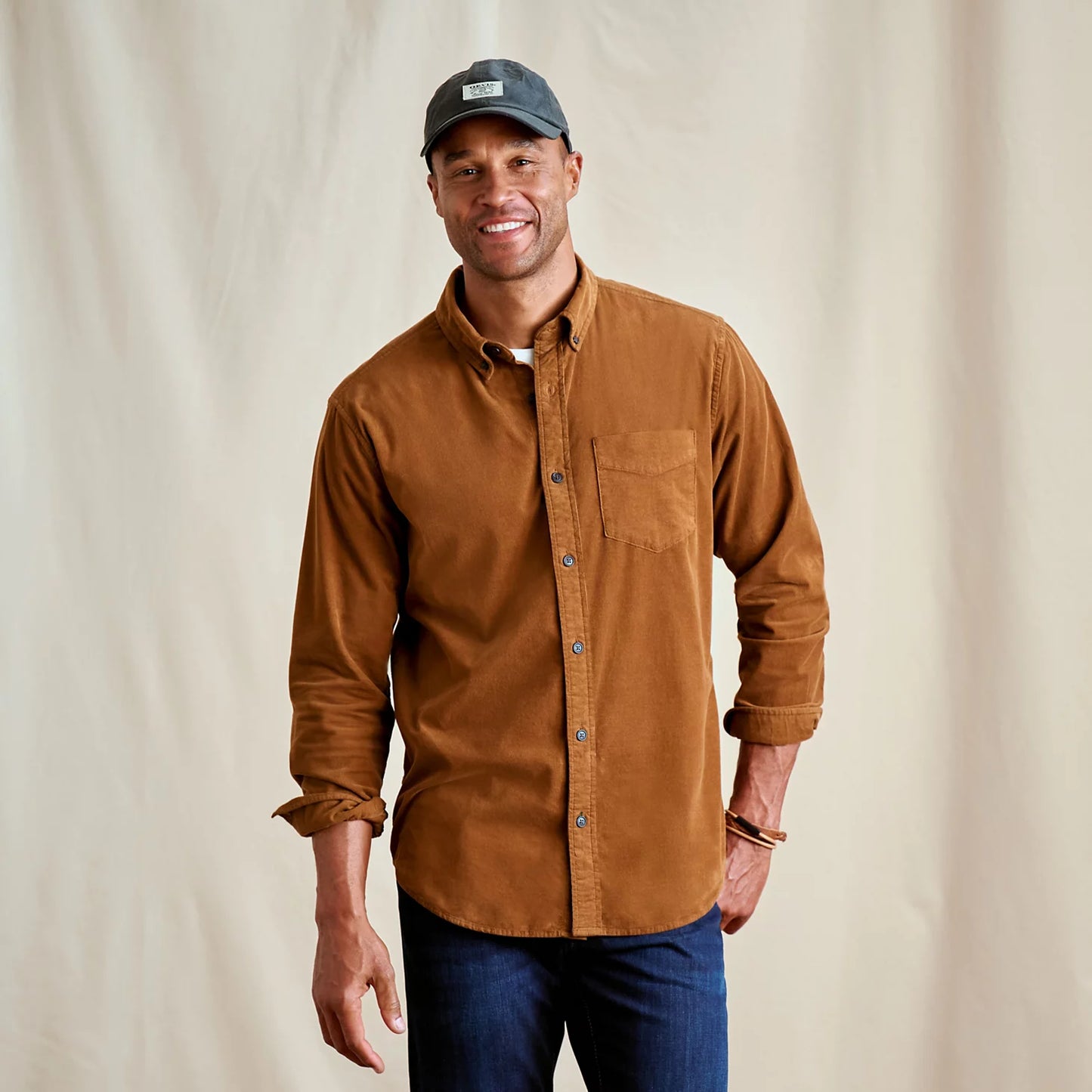 Orvis Affordable - Men's Lightweight Corduroy Long-Sleeve Shirt