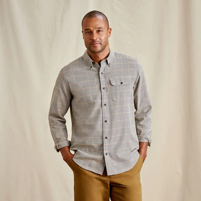Orvis Best Seller - Spencer Houndstooth Pure Cotton Long-Sleeve Shirt