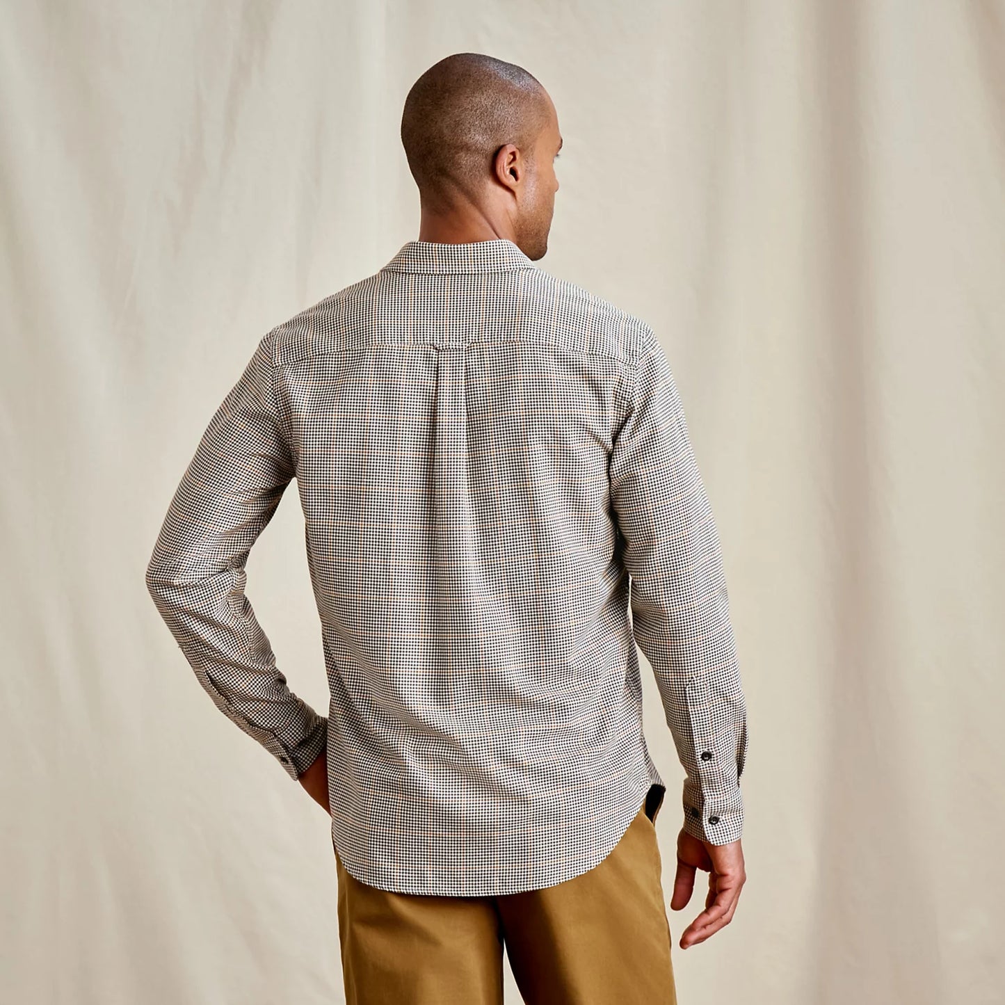 Orvis Best Seller - Spencer Houndstooth Pure Cotton Long-Sleeve Shirt