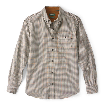 Orvis Best Seller - Spencer Houndstooth Pure Cotton Long-Sleeve Shirt