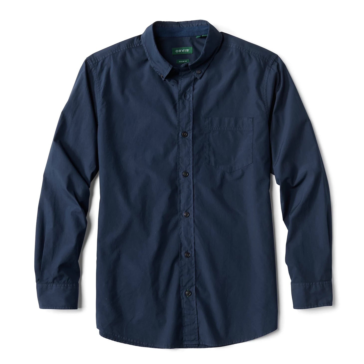 Orvis Customer Favorite -Garment-Dyed Poplin Long-Sleeve Shirt
