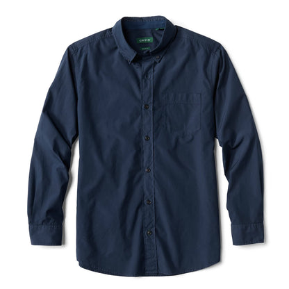 Orvis Customer Favorite -Garment-Dyed Poplin Long-Sleeve Shirt