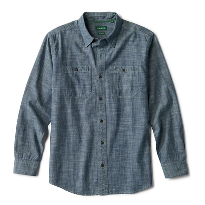 Orvis Customer Favorite -Men's Chambray Long-Sleeve Work Shirt