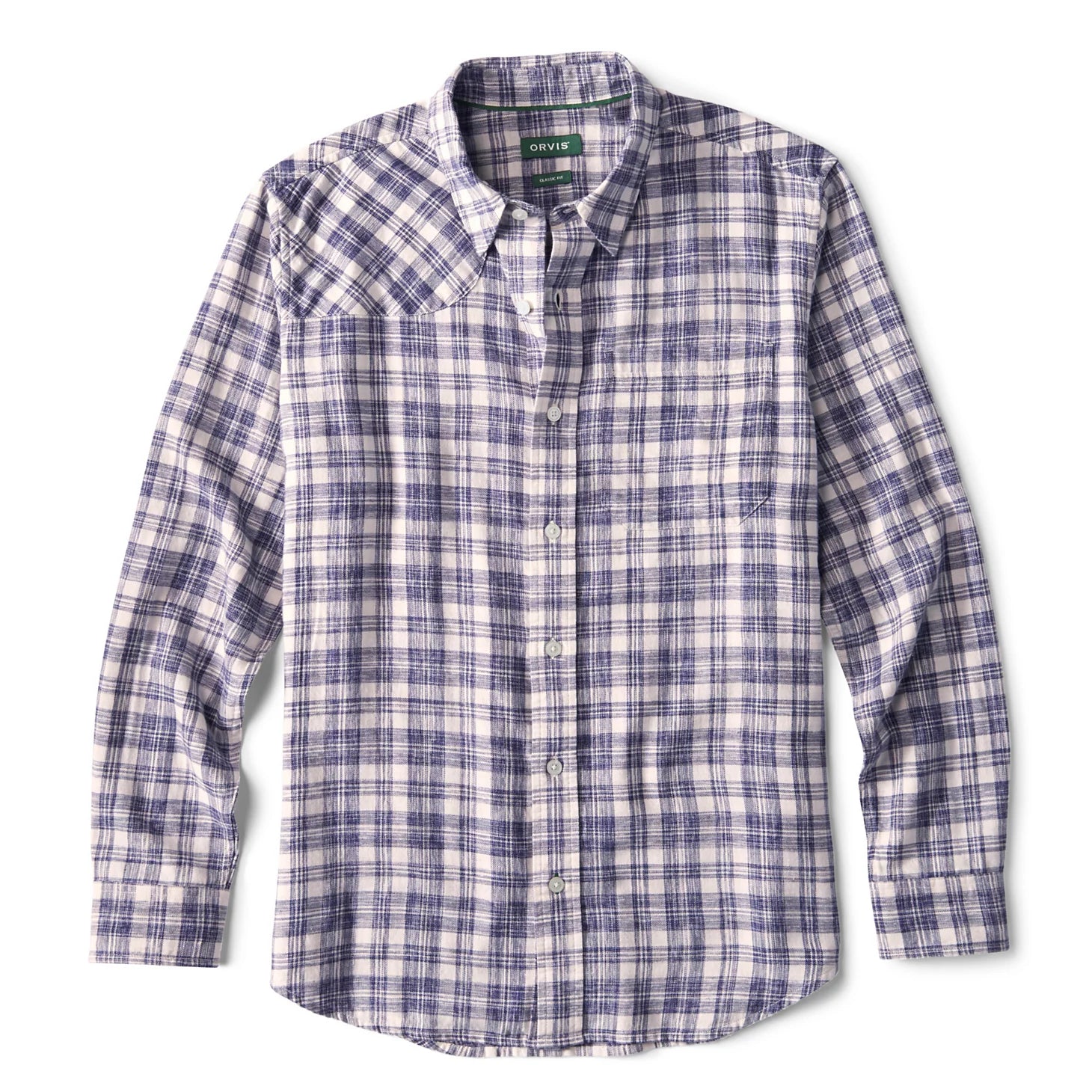 Orvis Great Deal - Space-Dyed Plaid Long-Sleeve Shirt