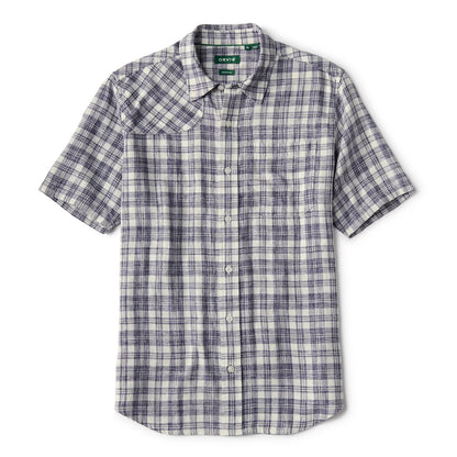 Orvis Customer Favorite -Space-Dyed Plaid Short-Sleeve Shirt