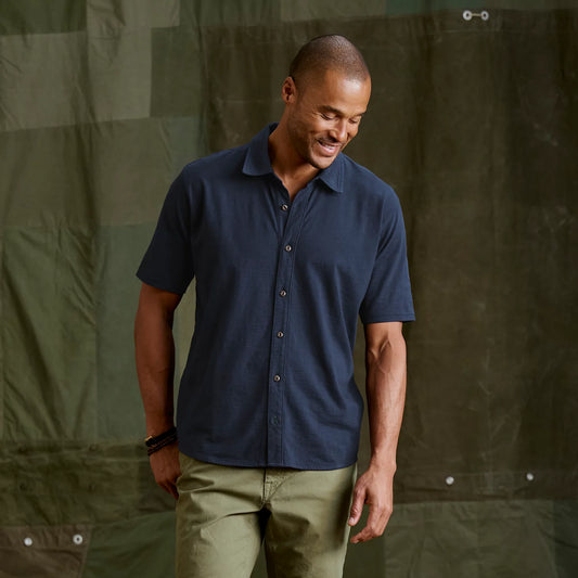 Orvis Value - Men's Bromley Knit Button-Down Short-Sleeve Shirt