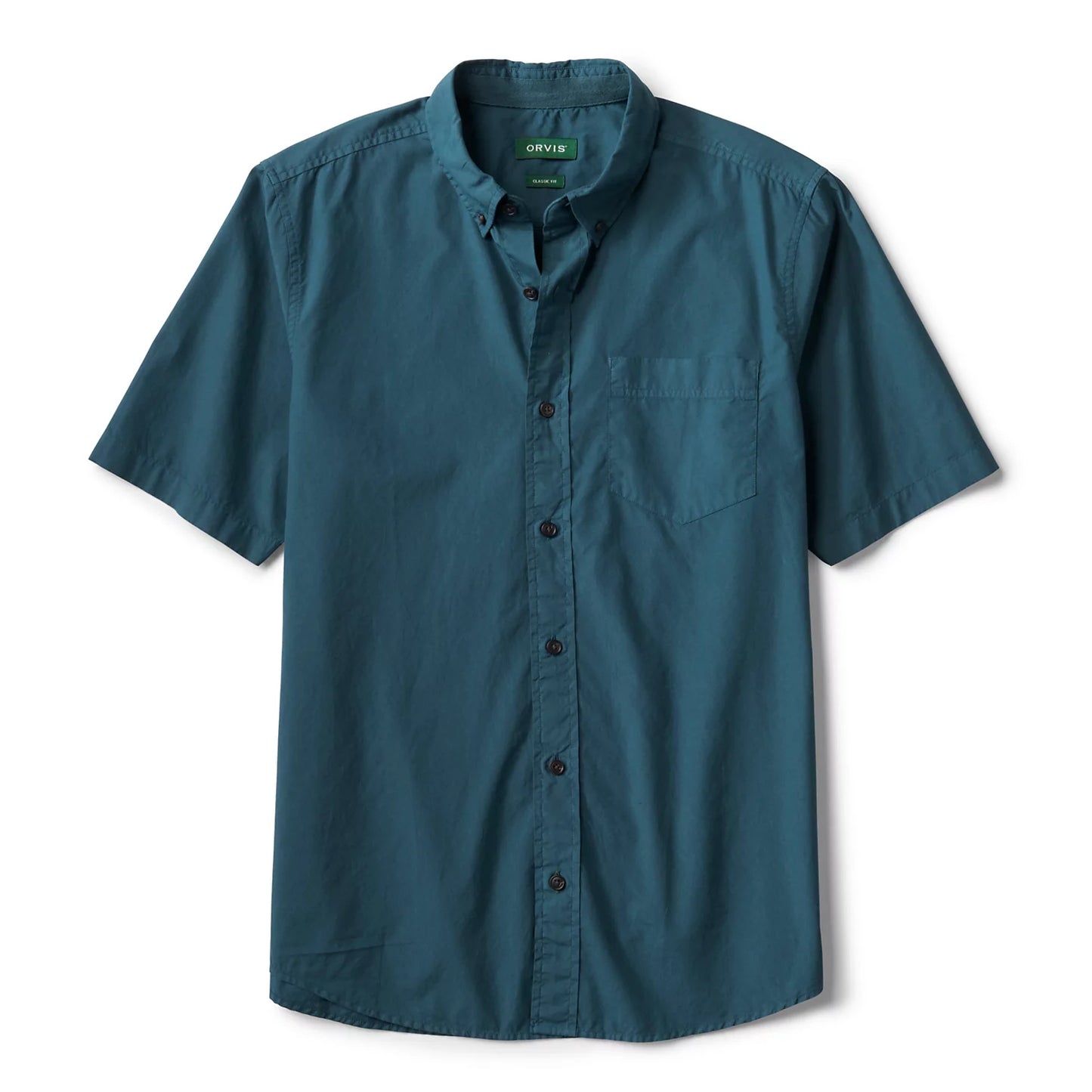 Orvis Featured - Garment-Dyed Poplin Short-Sleeve Shirt
