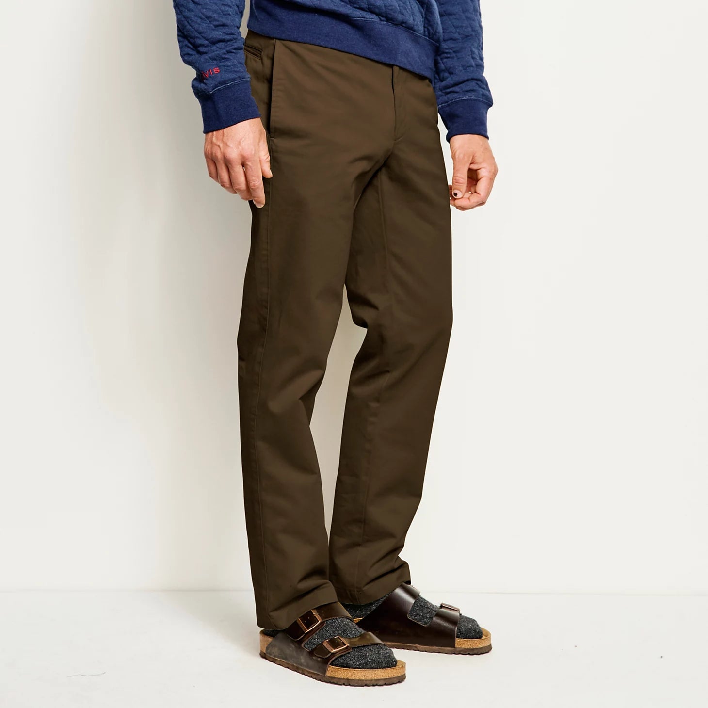 Orvis Limited Edition -Ultimate Khakis Trim Fit Plain-Front Pants