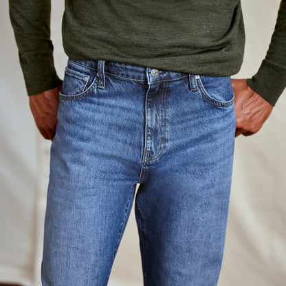 Orvis Affordable - Mavi® Marcel Classic Blue Loose Straight-Leg Jeans