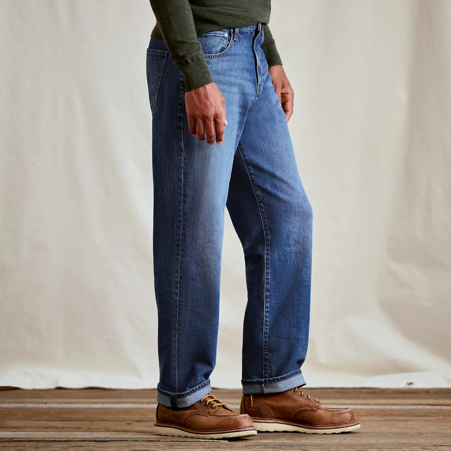 Orvis Affordable - Mavi® Marcel Classic Blue Loose Straight-Leg Jeans