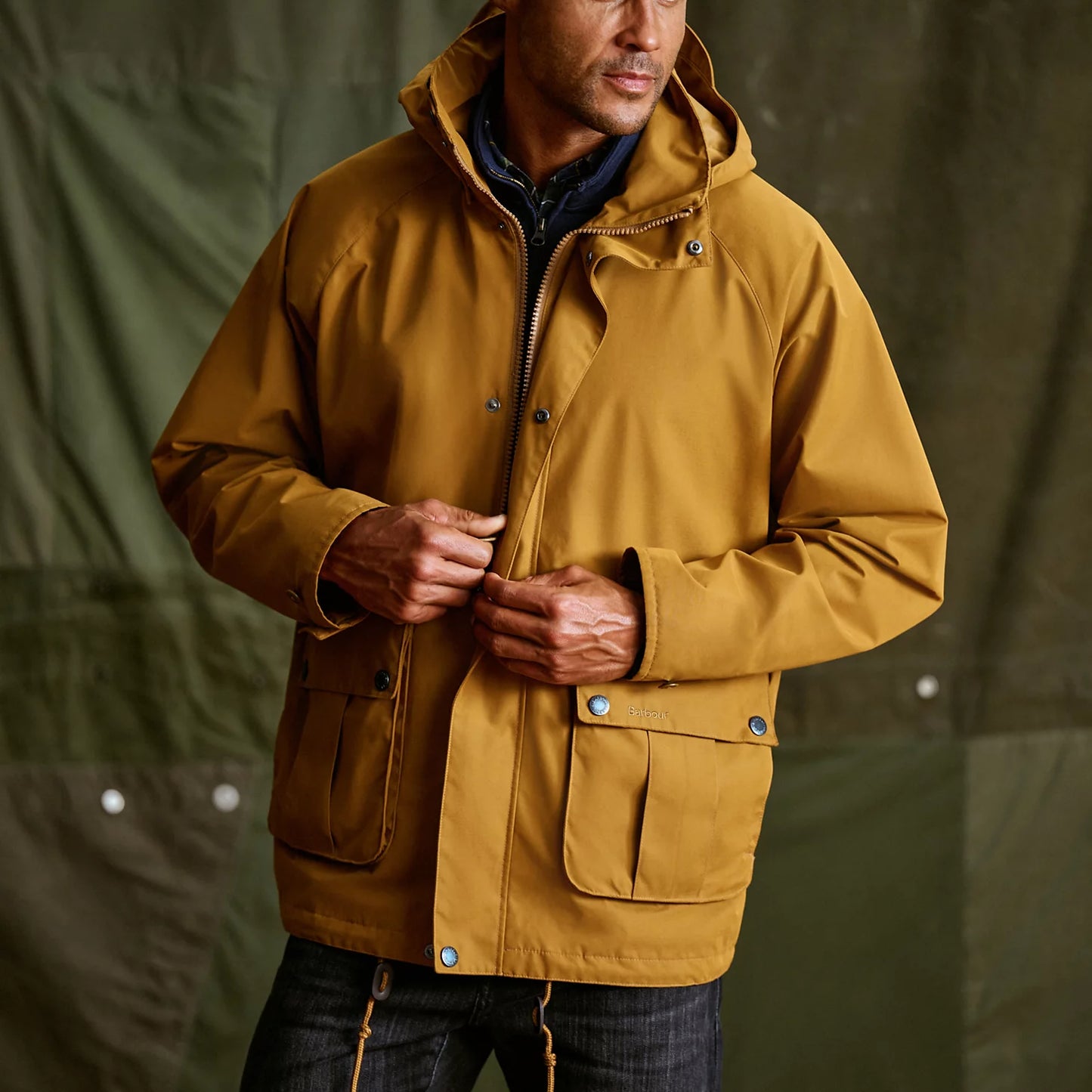 Orvis Budget Friendly - Barbour® Re-Engineered Wading Spey Showerproof Hooded Jacket