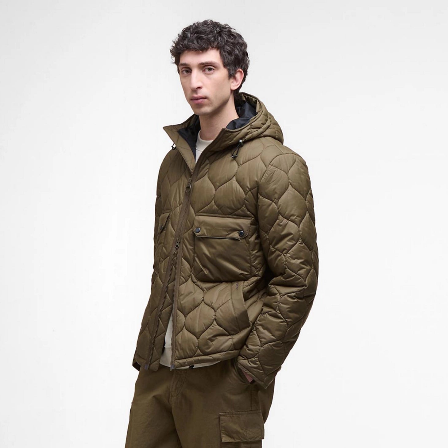 Orvis Affordable - Barbour® Re-Engineered Spey Quilted Hooded Jacket