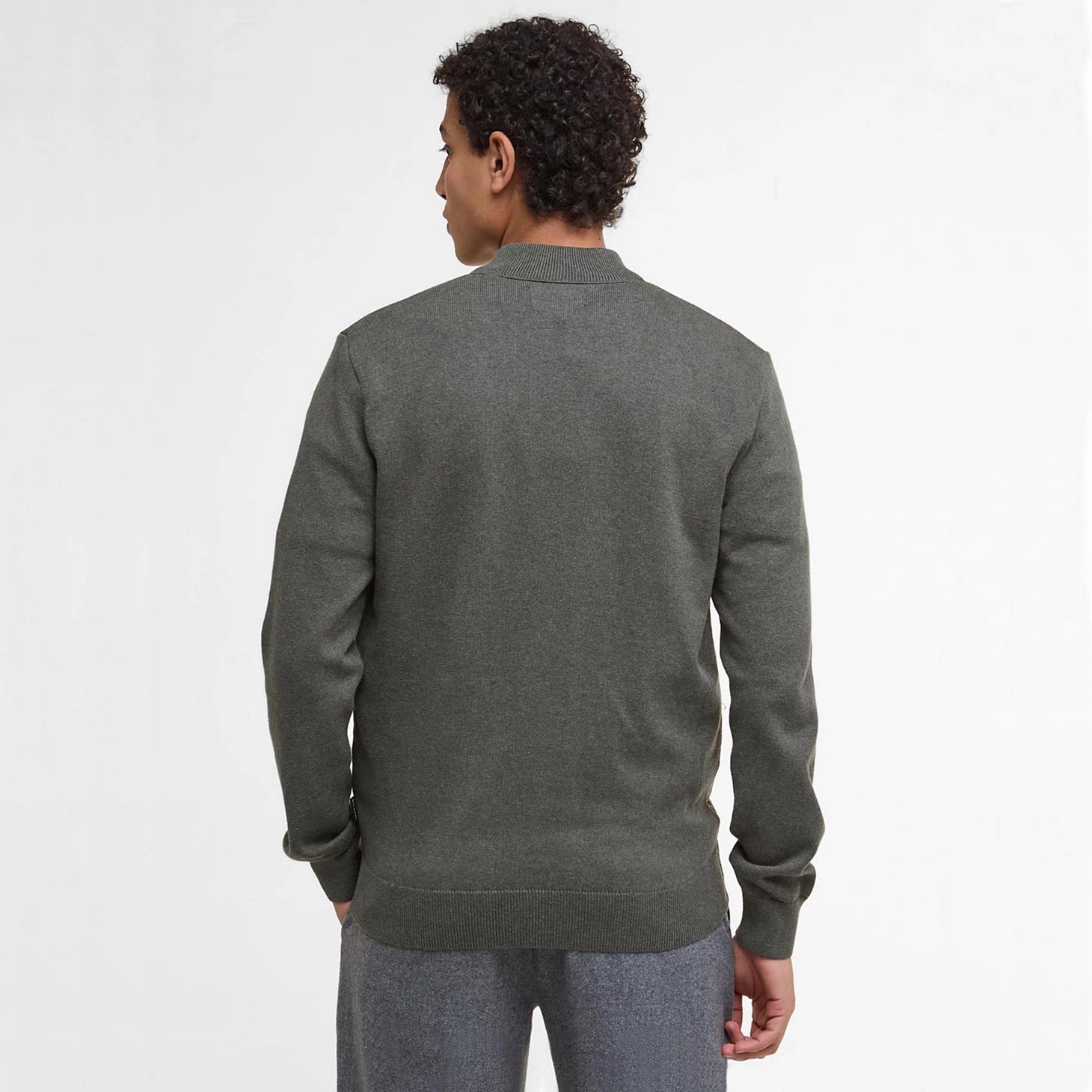 Orvis Popular Choice - Barbour® Essential Carn Baffle Zip-Through Knitted Sweater
