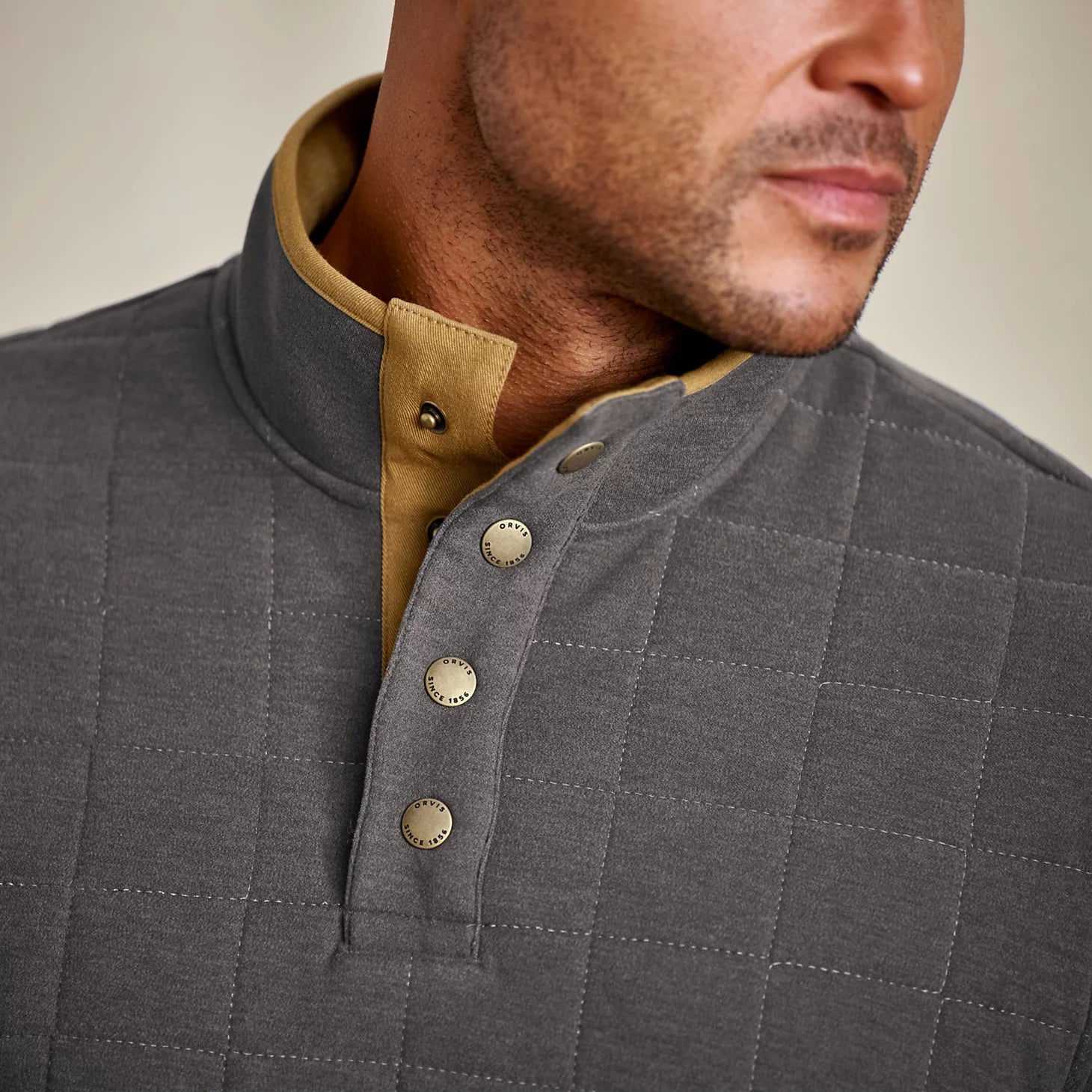 Orvis Budget Friendly - Men's Battenkill Quilted 1/4-Snap Sweatshirt