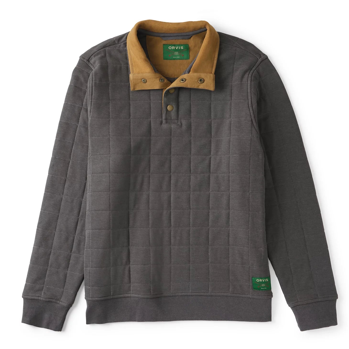 Orvis Budget Friendly - Men's Battenkill Quilted 1/4-Snap Sweatshirt