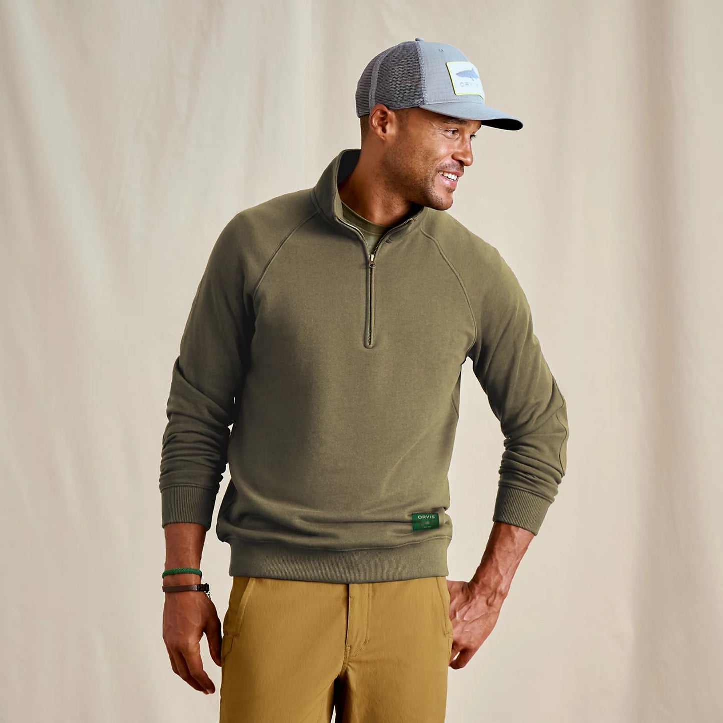 Orvis Great Deal - Men's Campfire 1/4-Zip Sweatshirt