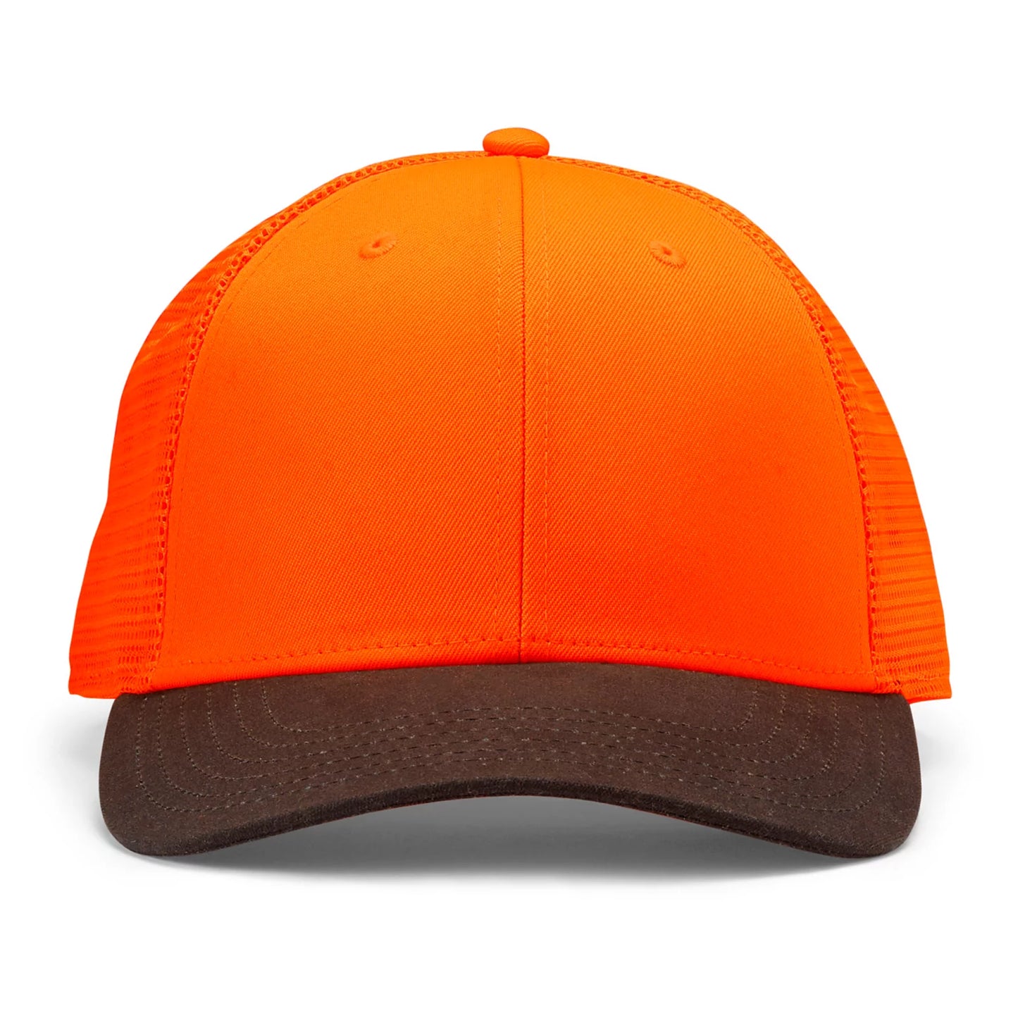 Orvis Affordable - Blaze Orange Waxed Brim Mesh Cap