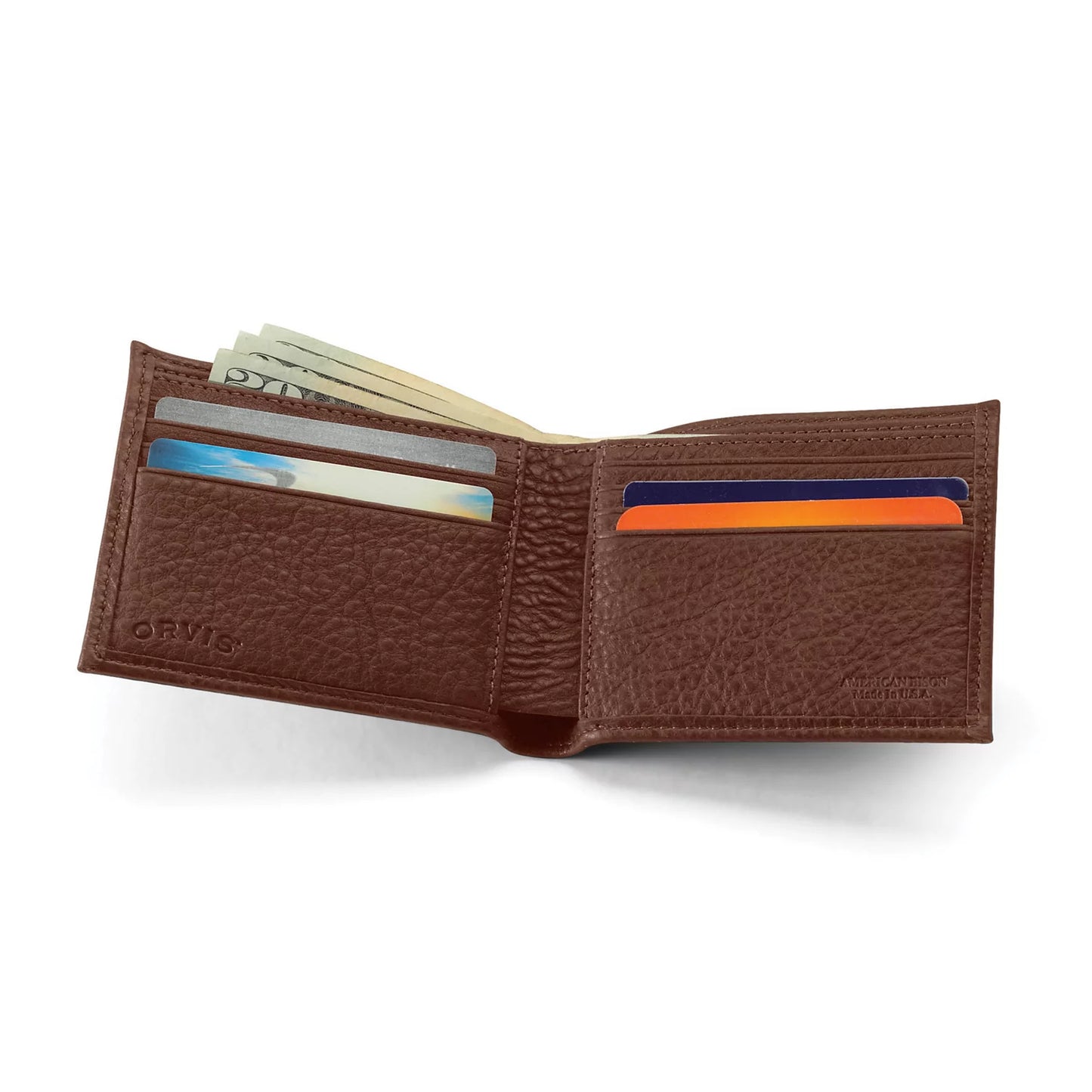 Orvis Featured - American Bison Thinfold Leather Wallet