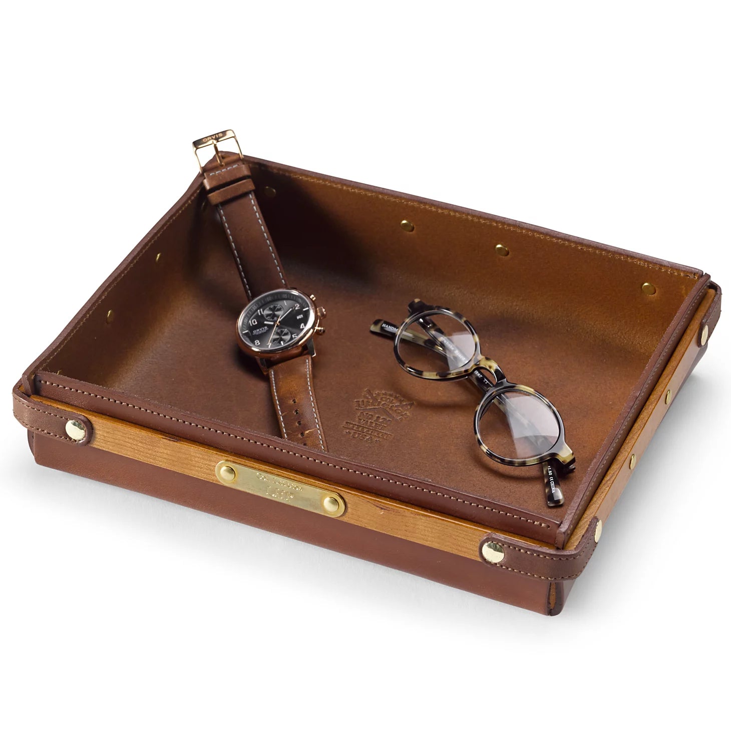 Orvis Budget Friendly - No. 120 Leather Valet Tray