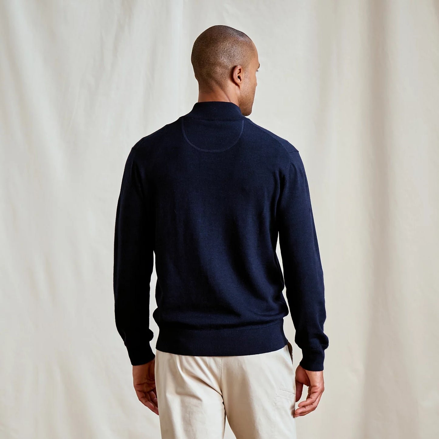 Orvis Limited Edition -Merino Button Mockneck Sweater