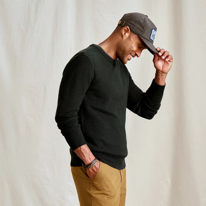 Orvis Budget Friendly - Merino Piqué Crewneck Sweater