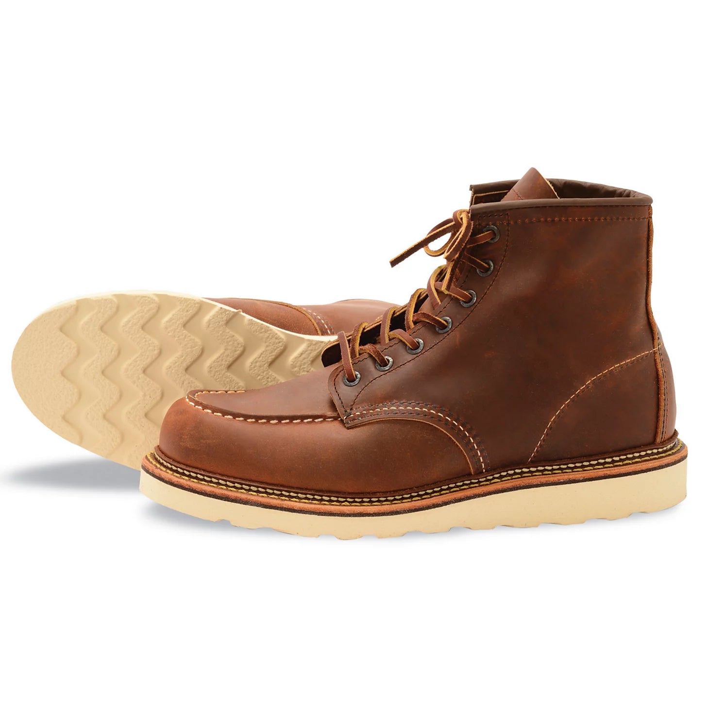 Orvis Customer Favorite -Red Wing 6" Classic Moc Copper Rough & Tough Boots