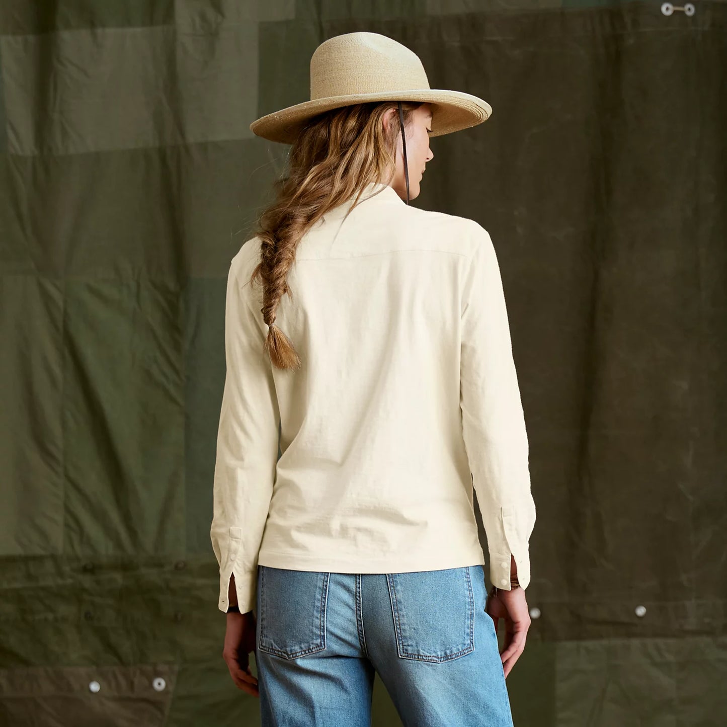 Orvis Budget Friendly - Women's Bromley Knit Button-Down Long-Sleeve Shirt