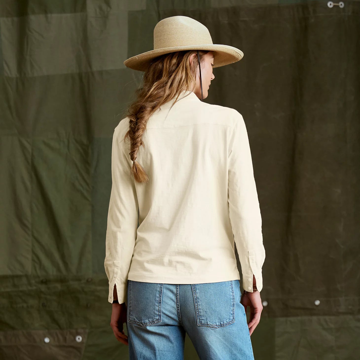 Orvis Budget Friendly - Women's Bromley Knit Button-Down Long-Sleeve Shirt