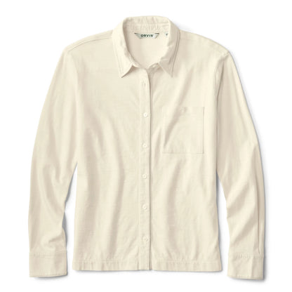 Orvis Budget Friendly - Women's Bromley Knit Button-Down Long-Sleeve Shirt