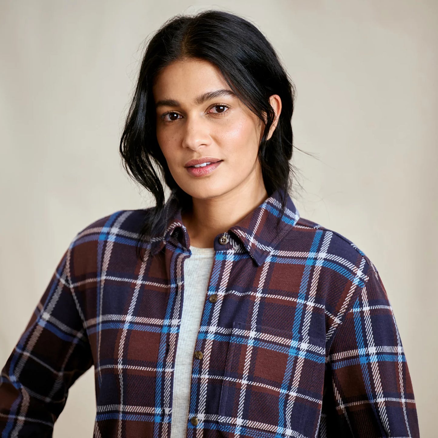 Orvis Popular Choice - Women's Snowy River Button-Down Long-Sleeve Shirt