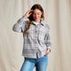 LIGHT GRAY/SNOW PLAID