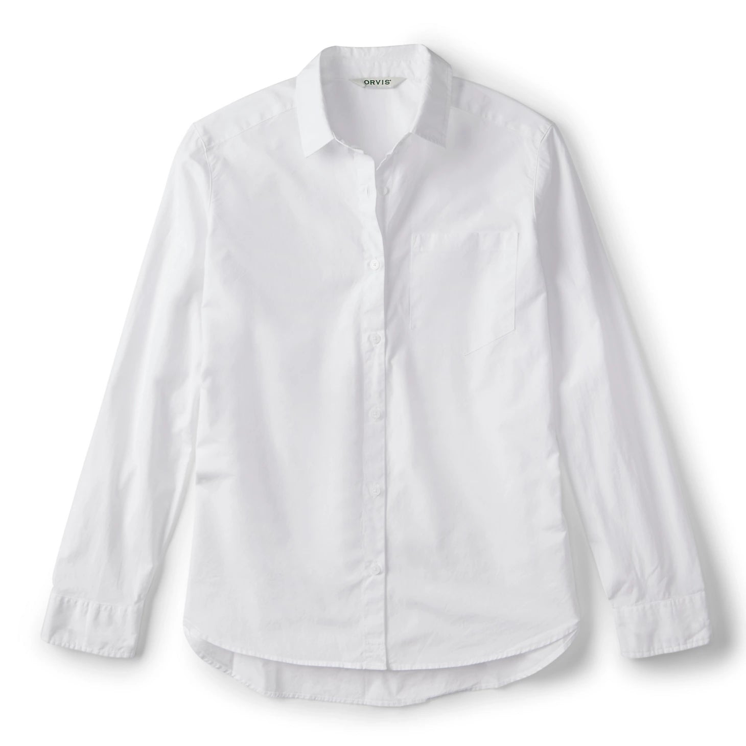 Orvis Limited Edition -Women's Heritage Poplin Garment-Dyed Long-Sleeve Shirt