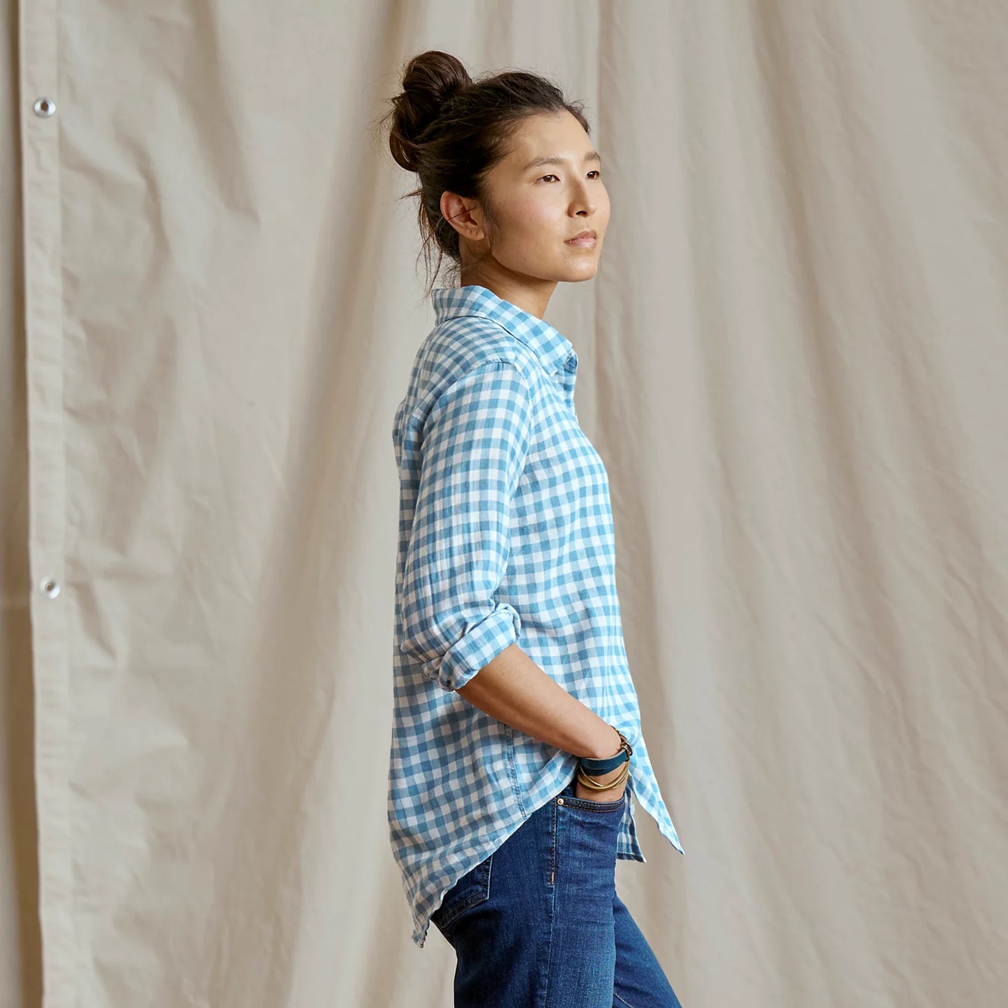 Orvis Value - Everyday Lightweight Plaid Long-Sleeve Boyfriend Shirt