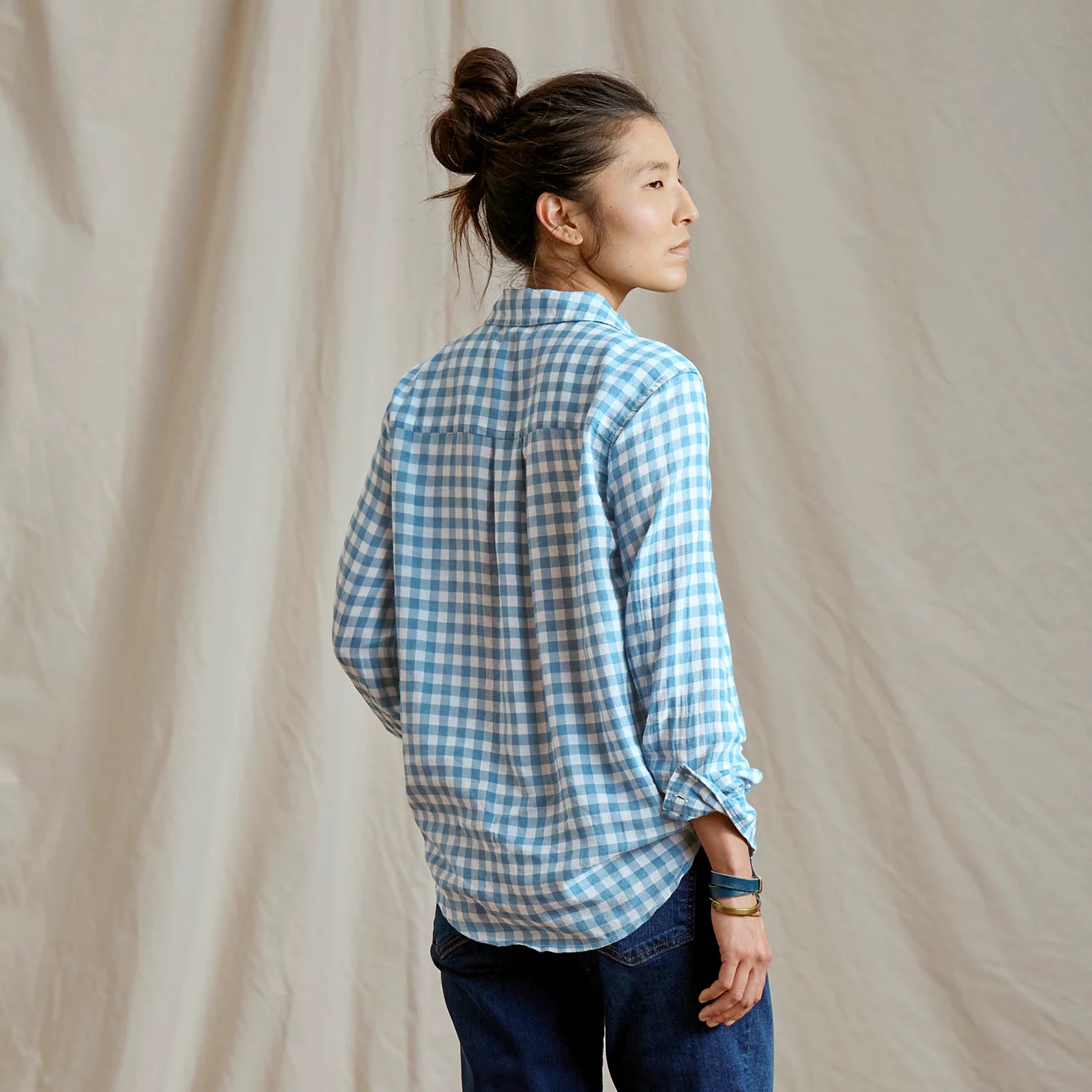 Orvis Value - Everyday Lightweight Plaid Long-Sleeve Boyfriend Shirt