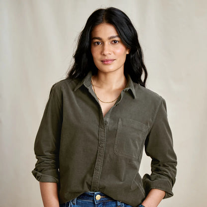 Orvis Affordable - Corduroy Button-Down Long-Sleeve Shirt
