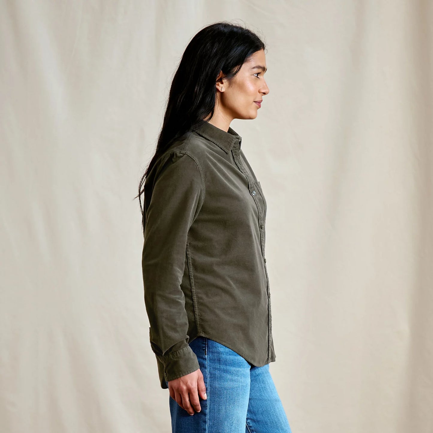 Orvis Affordable - Corduroy Button-Down Long-Sleeve Shirt