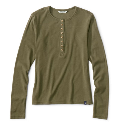 Orvis Special Offer - Ribbed Henley Long-Sleeve Tee