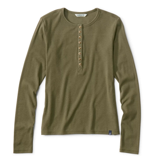 Orvis Special Offer - Ribbed Henley Long-Sleeve Tee