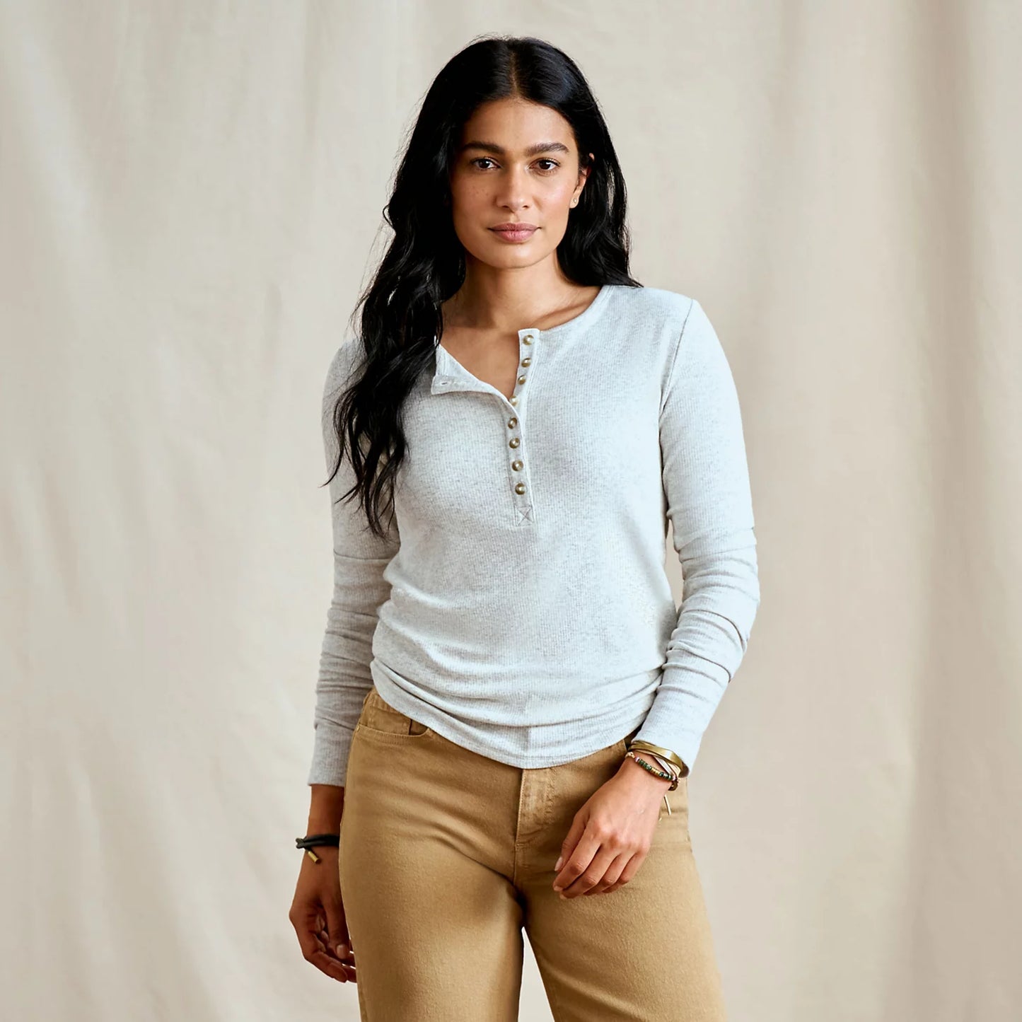 Orvis Special Offer - Ribbed Henley Long-Sleeve Tee