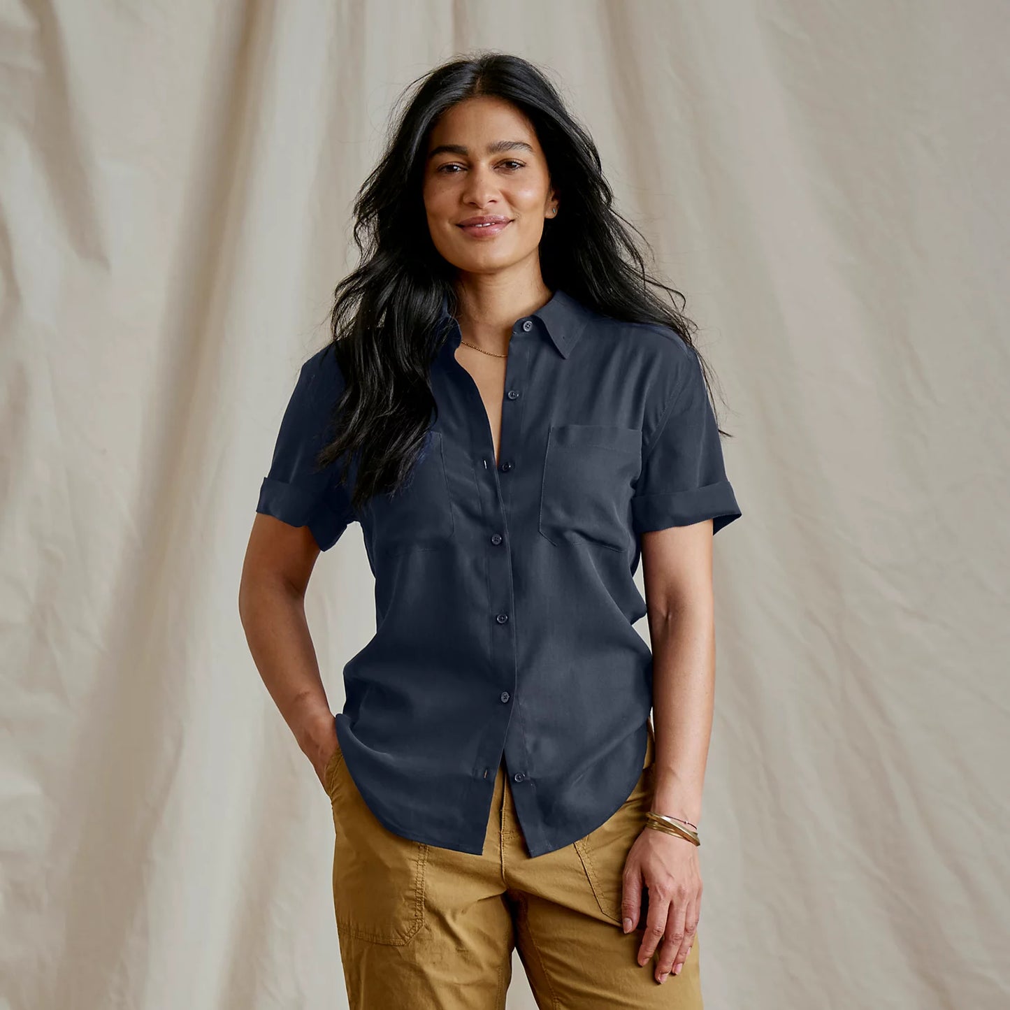 Orvis Popular Choice - Washable Silk Short-Sleeve Camp Shirt