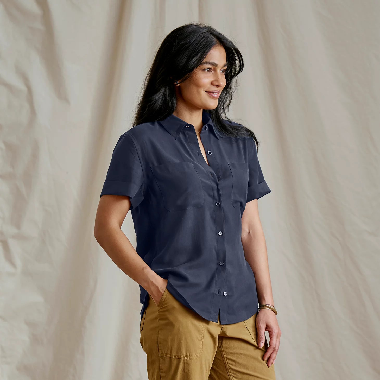 Orvis Popular Choice - Washable Silk Short-Sleeve Camp Shirt