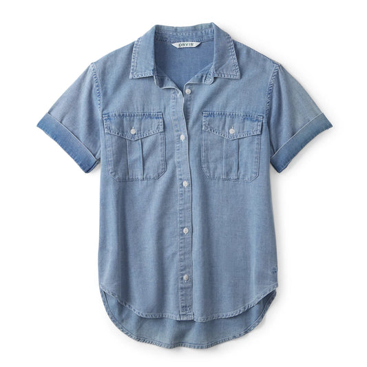Orvis Affordable - Denim Short-Sleeve Camp Shirt