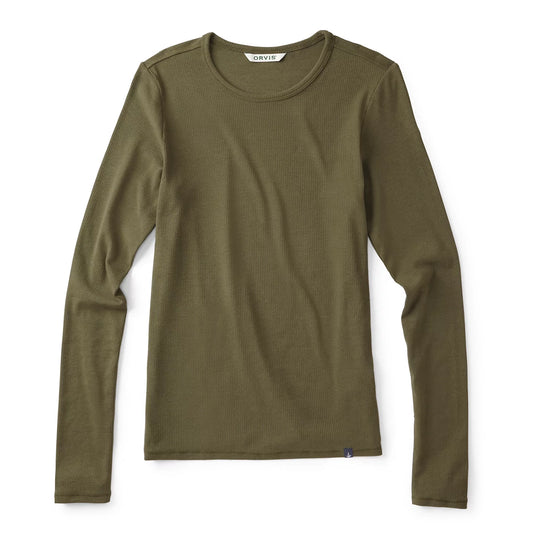 Orvis Featured - Ribbed Long-Sleeve Crew