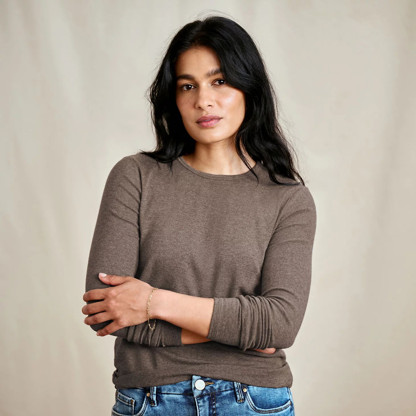 Orvis Featured - Ribbed Long-Sleeve Crew